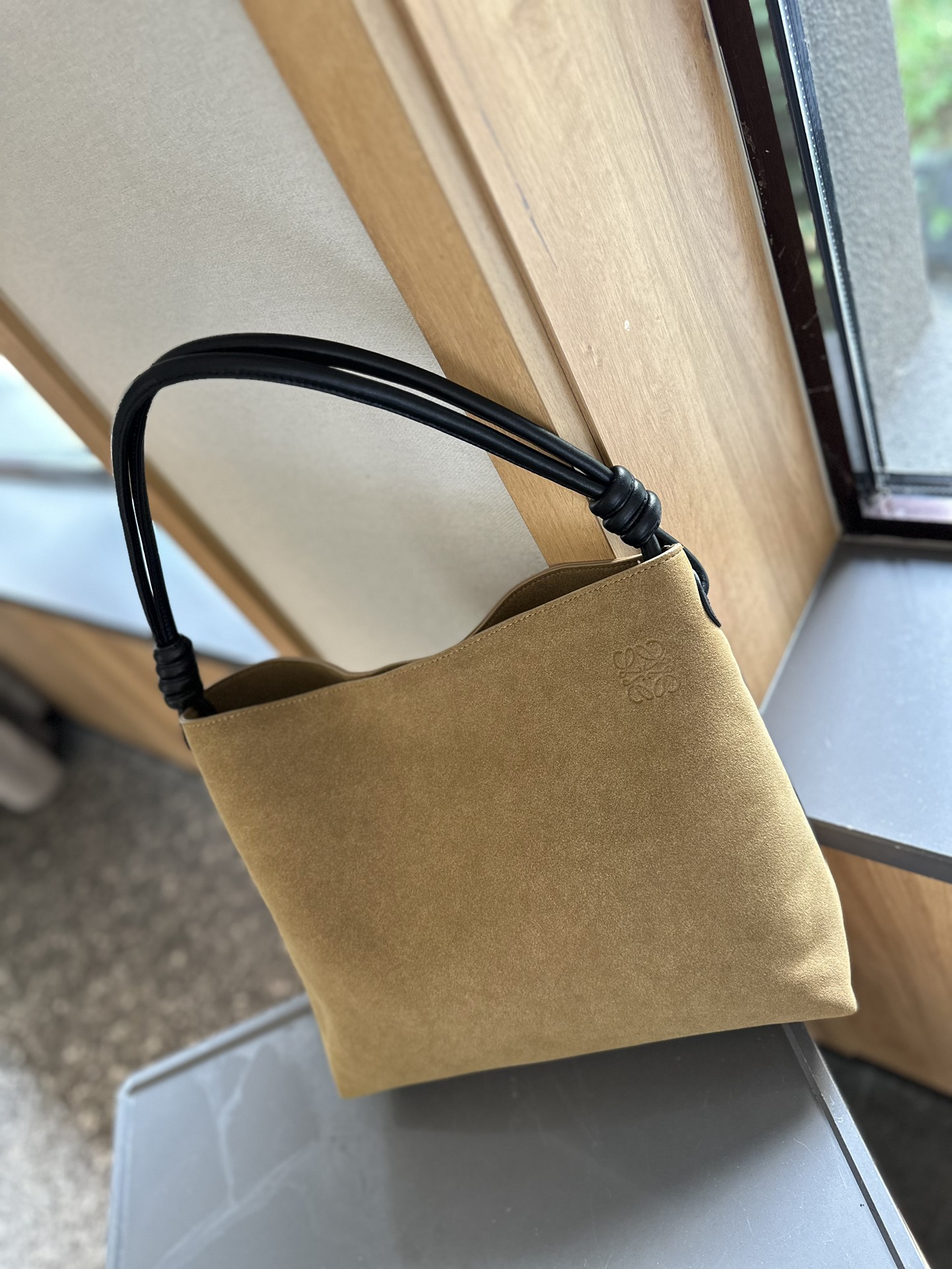 Suede Shoulder Bag