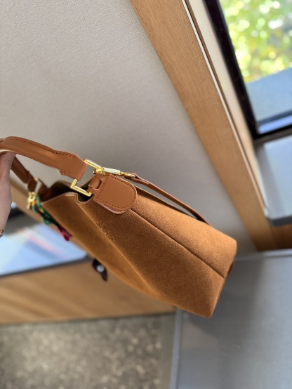 Suede Shoulder Bag
