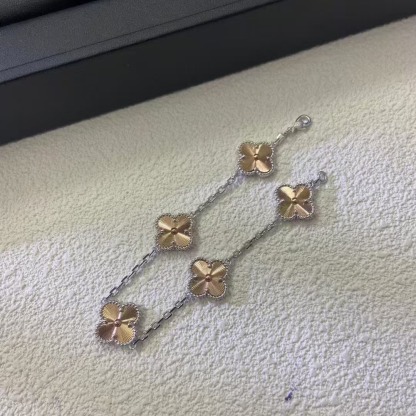 Vintage Alhambra bracelet, 5 motifs