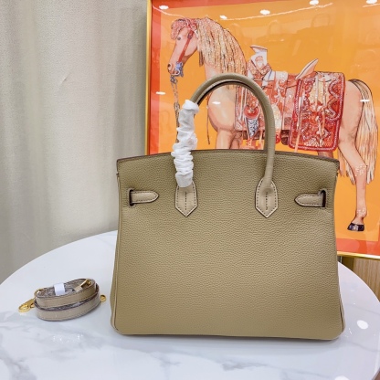 Herthtmes Togo Matte Alligator Birkin Touch 25/30