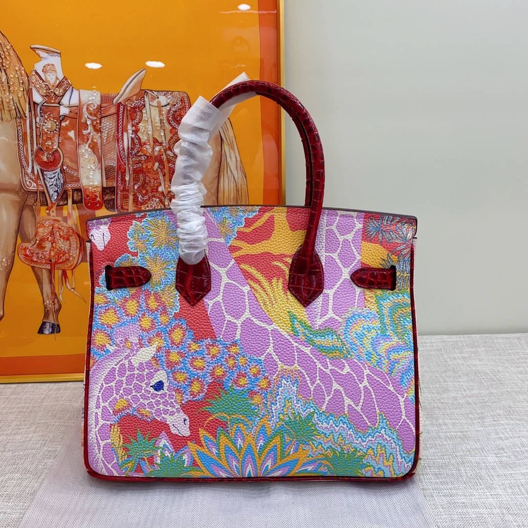 Exclusive Custom Hand-Painted Birkin 30 Bag