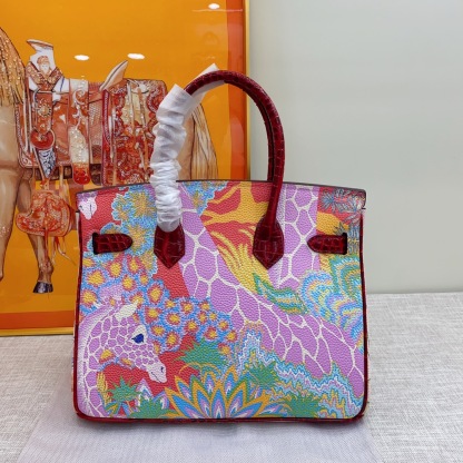 Exclusive Custom Hand-Painted Birkin 30 Bag