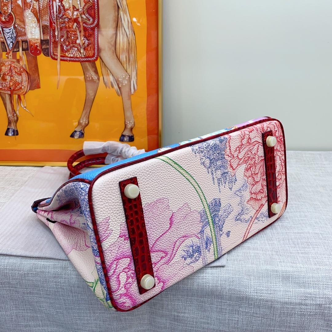 Exclusive Custom Hand-Painted Birkin 30 Bag