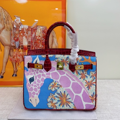 Exclusive Custom Hand-Painted Birkin 30 Bag