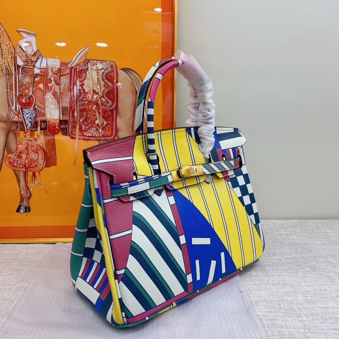 Exclusive Custom Hand-Painted Birkin 30 Bag