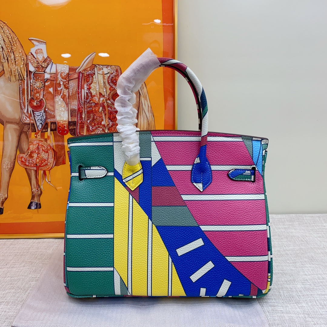 Exclusive Custom Hand-Painted Birkin 30 Bag