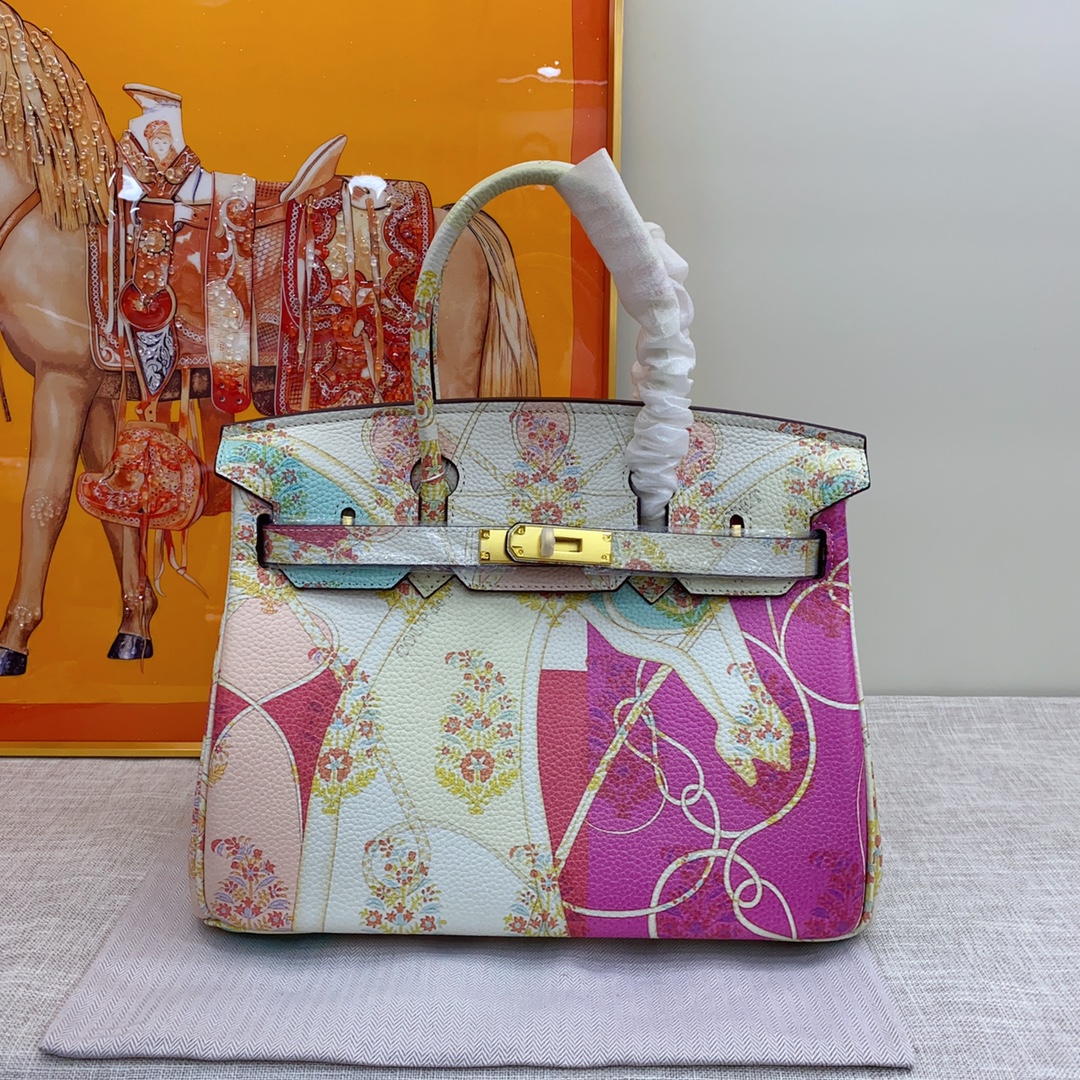 Exclusive Custom Hand-Painted Birkin 30 Bag