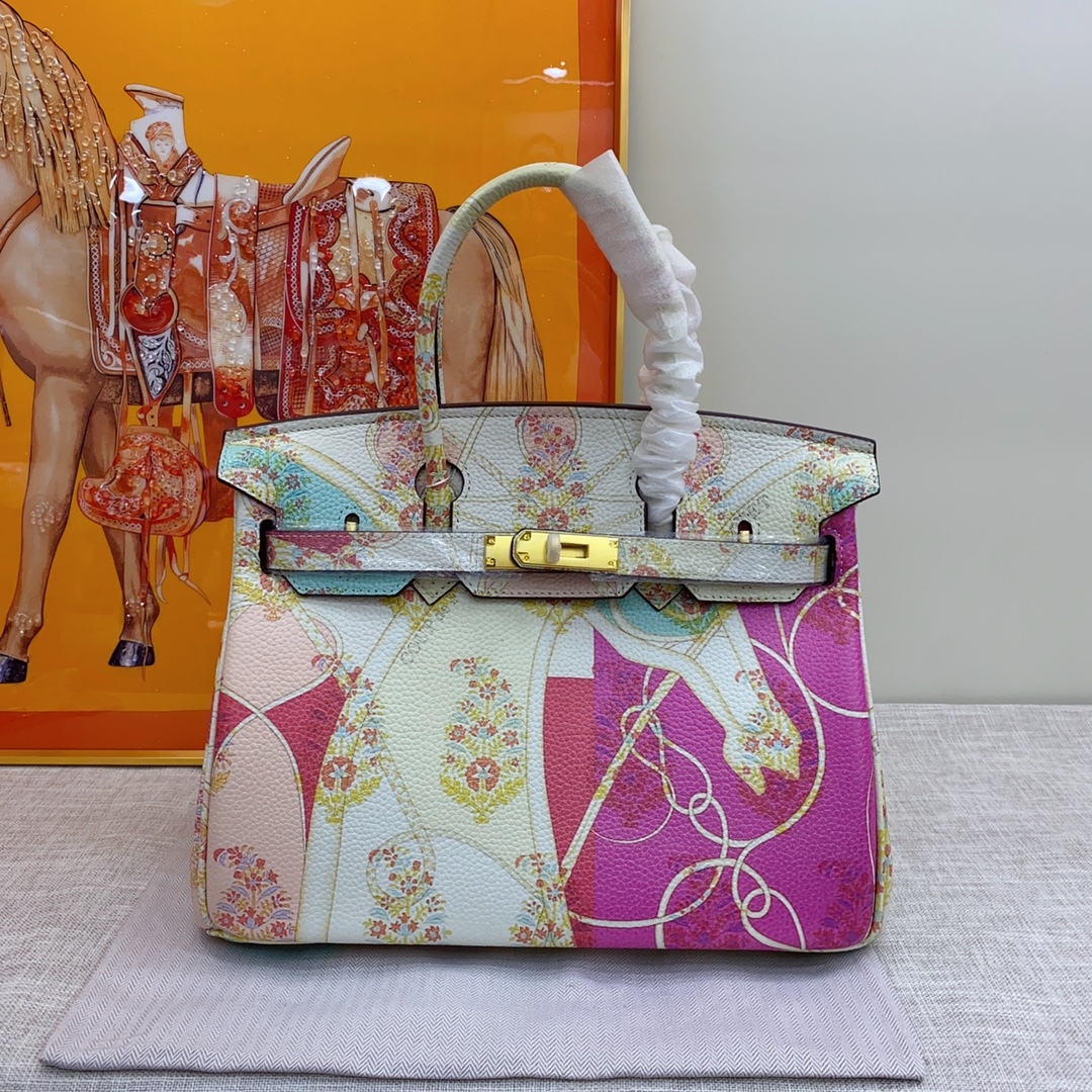 Exclusive Custom Hand-Painted Birkin 30 Bag