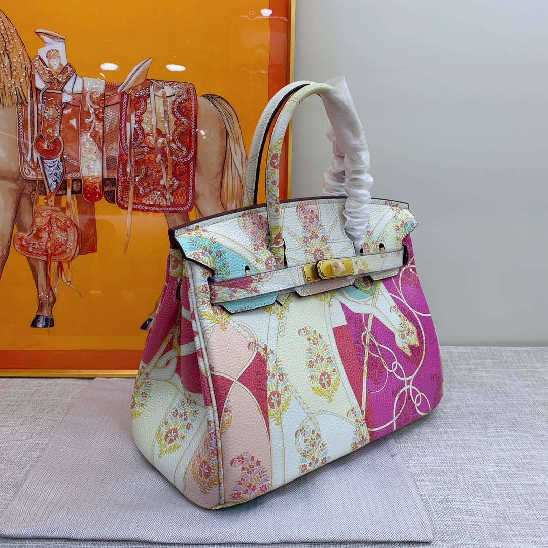 Exclusive Custom Hand-Painted Birkin 30 Bag