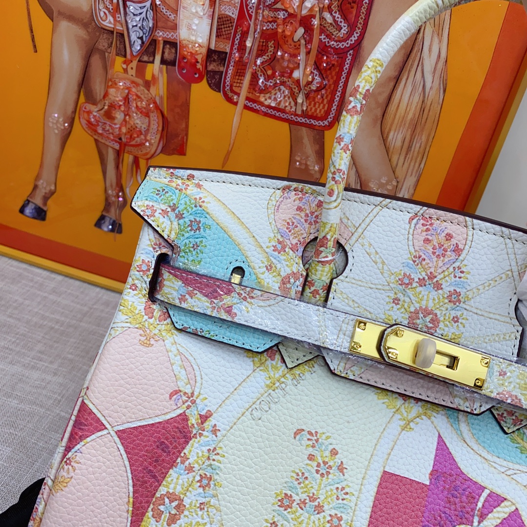 Exclusive Custom Hand-Painted Birkin 30 Bag