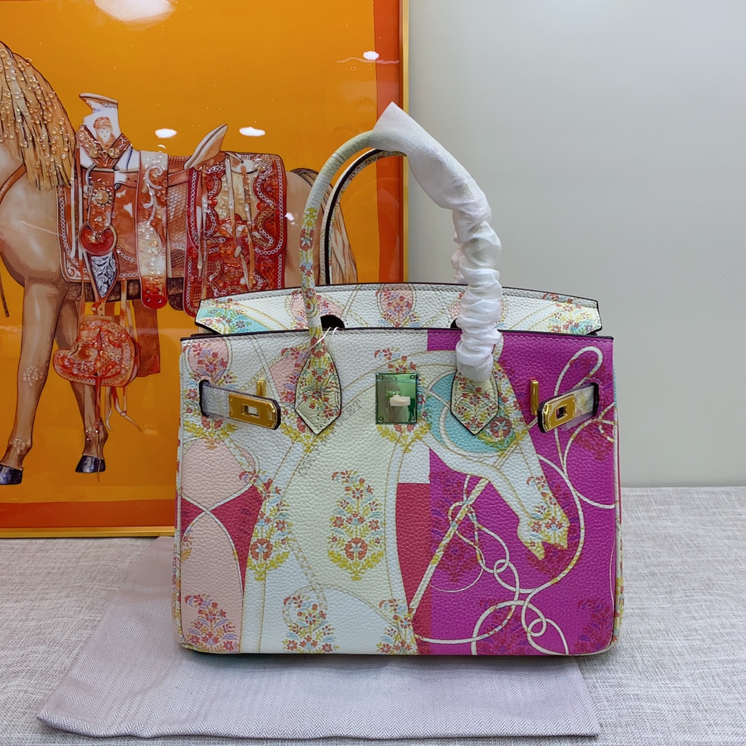 Exclusive Custom Hand-Painted Birkin 30 Bag