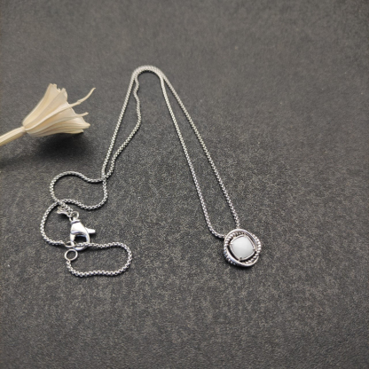 Petite Chatelaine® Necklace Sterling Silver with Pearl, 10mm