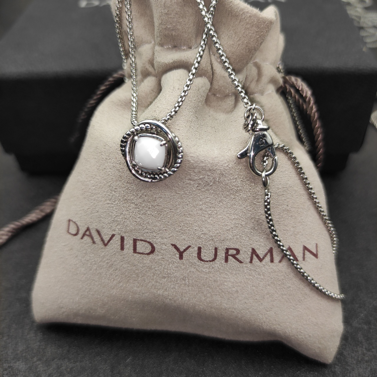 Petite Chatelaine® Necklace Sterling Silver with Pearl, 10mm