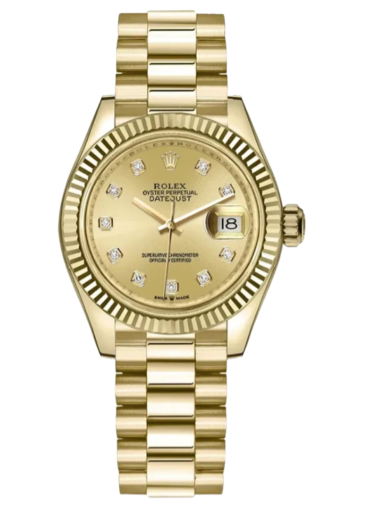 3‑Piece Day-Date 40, Clover & Diamonds 