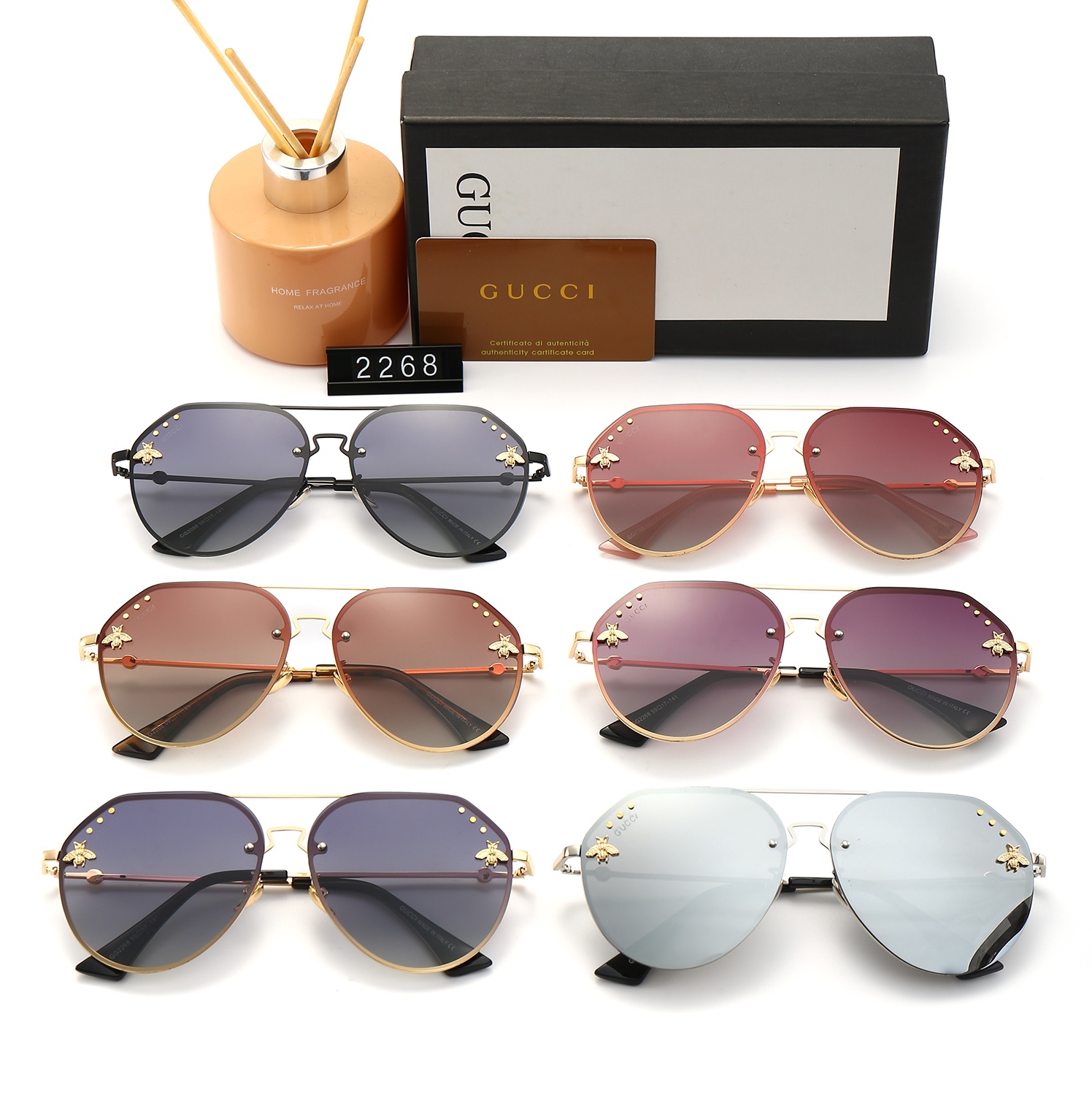 6-color fashionable GthtG sunglasses