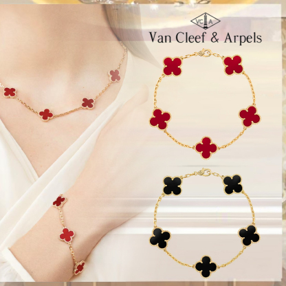 Yellow Gold Alhambra Jewelry Set & 5 Motifs