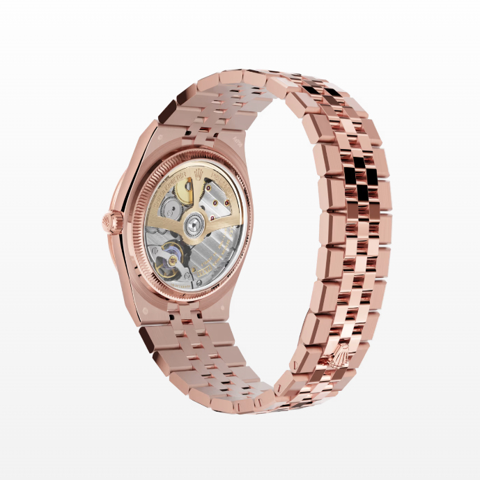 Land-Dweller 36  Oyster, 36 mm, Everose gold and diamonds  Reference m127285tbr-0002