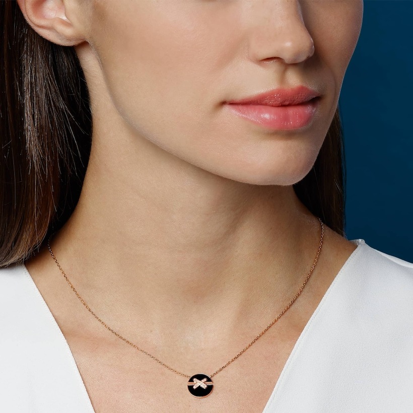 Jeux de Liens Harmony Onyx small model pendant