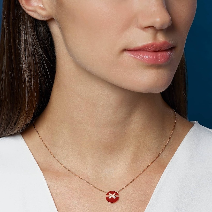 Jeux de Liens Harmony Carnelian small model pendant