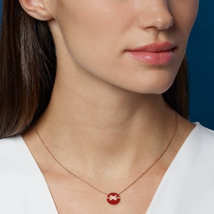 Jeux de Liens Harmony Carnelian small model pendant