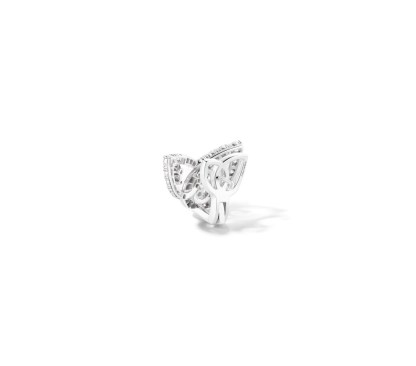 Joséphine Duo Éternel earrings White gold, diamonds