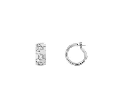 Bee de Chathtumet hoop earrings White gold, diamonds