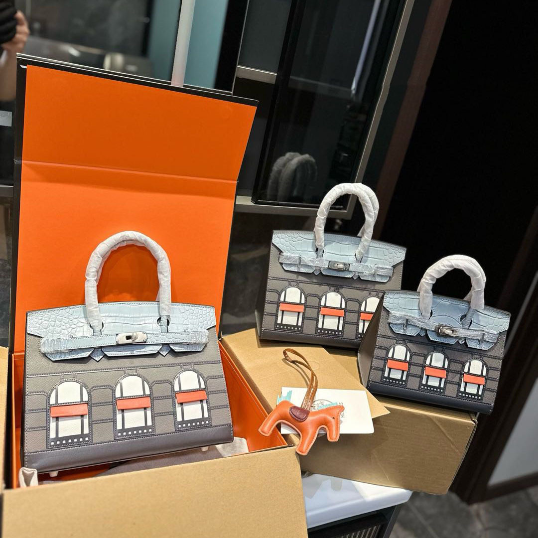 Birkin 20/25/29 Sellier Limited Edition Faubourg Bag with Palladium Hardware