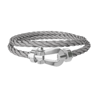 FORCE 10 BRACELET 18K WHITE GOLD LARGE MODEL