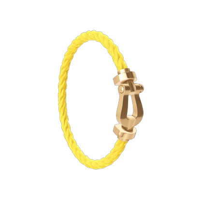 FORCE 10 BRACELET 18K YELLOW GOLD LARGE MODEL