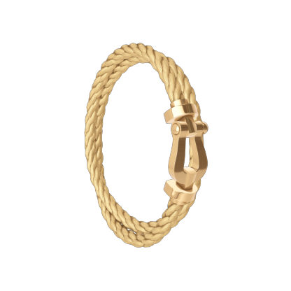 FORCE 10 BRACELET 18K YELLOW GOLD LARGE MODEL