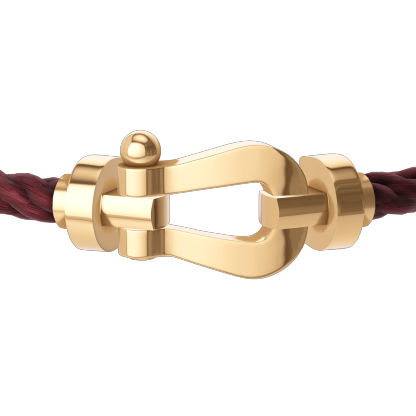 FORCE 10 BRACELET 18K YELLOW GOLD LARGE MODEL