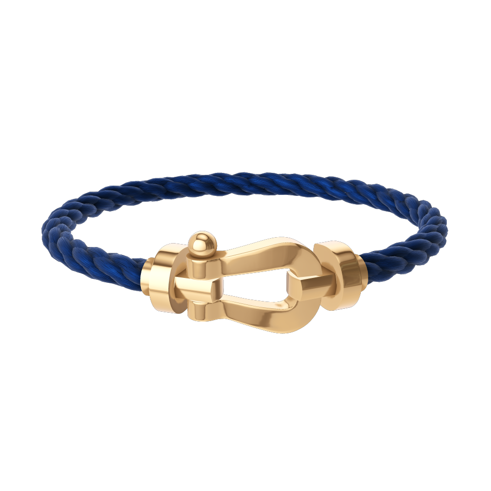 FORCE 10 BRACELET 18K YELLOW GOLD LARGE MODEL