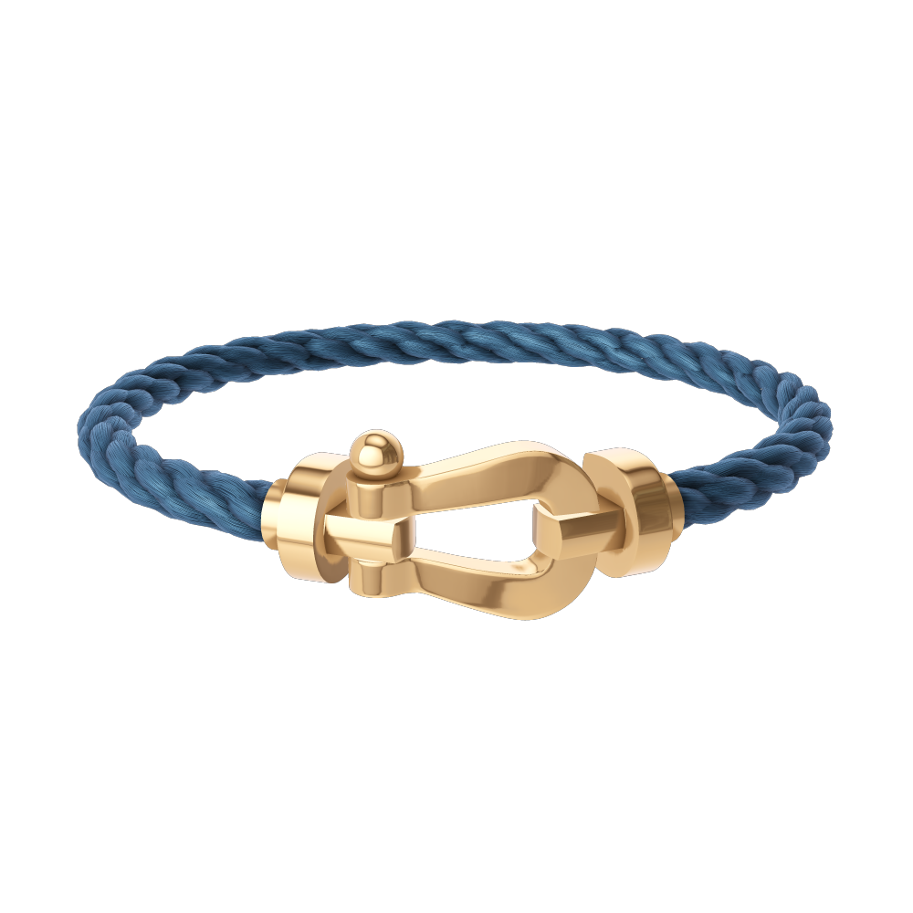 FORCE 10 BRACELET 18K YELLOW GOLD LARGE MODEL