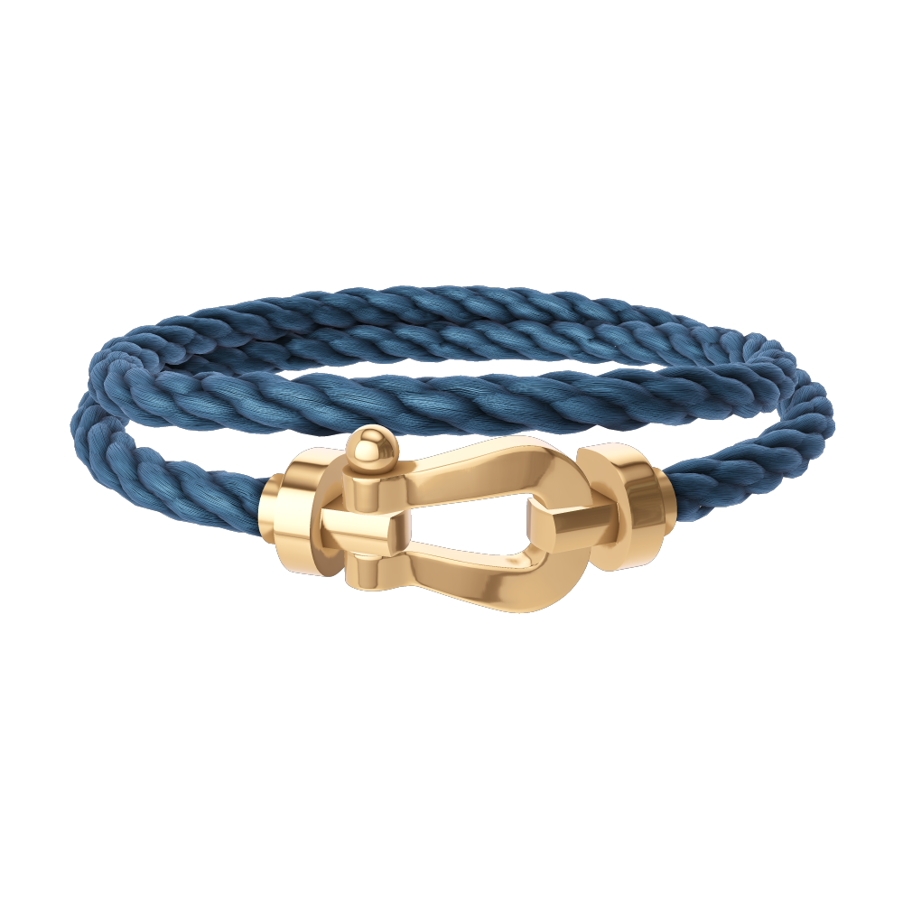 FORCE 10 BRACELET 18K YELLOW GOLD LARGE MODEL