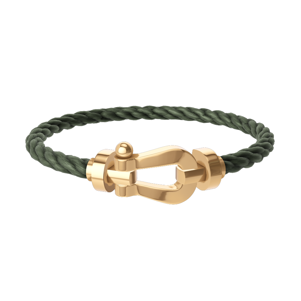 FORCE 10 BRACELET 18K YELLOW GOLD LARGE MODEL