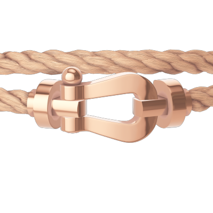 FORCE 10 BRACELET 18K PINK GOLD LARGE MODEL
