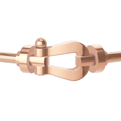 FORCE 10 BRACELET 18K PINK GOLD LARGE MODEL