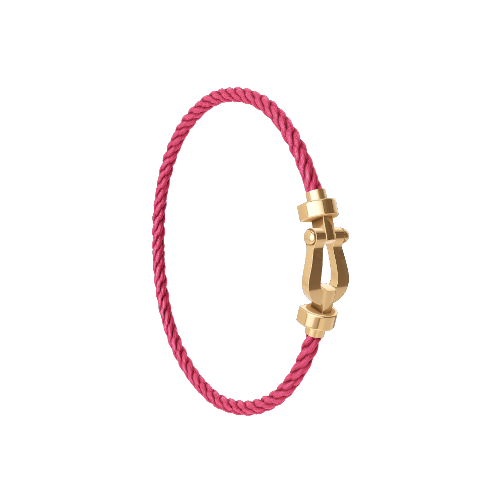 FORCE 10 BRACELET 18K YELLOW GOLD MEDIUM MODEL