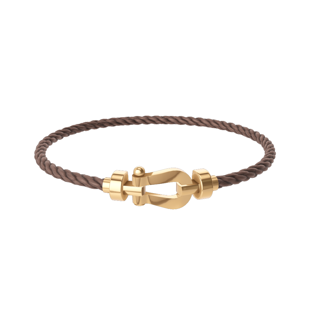 FORCE 10 BRACELET 18K YELLOW GOLD MEDIUM MODEL