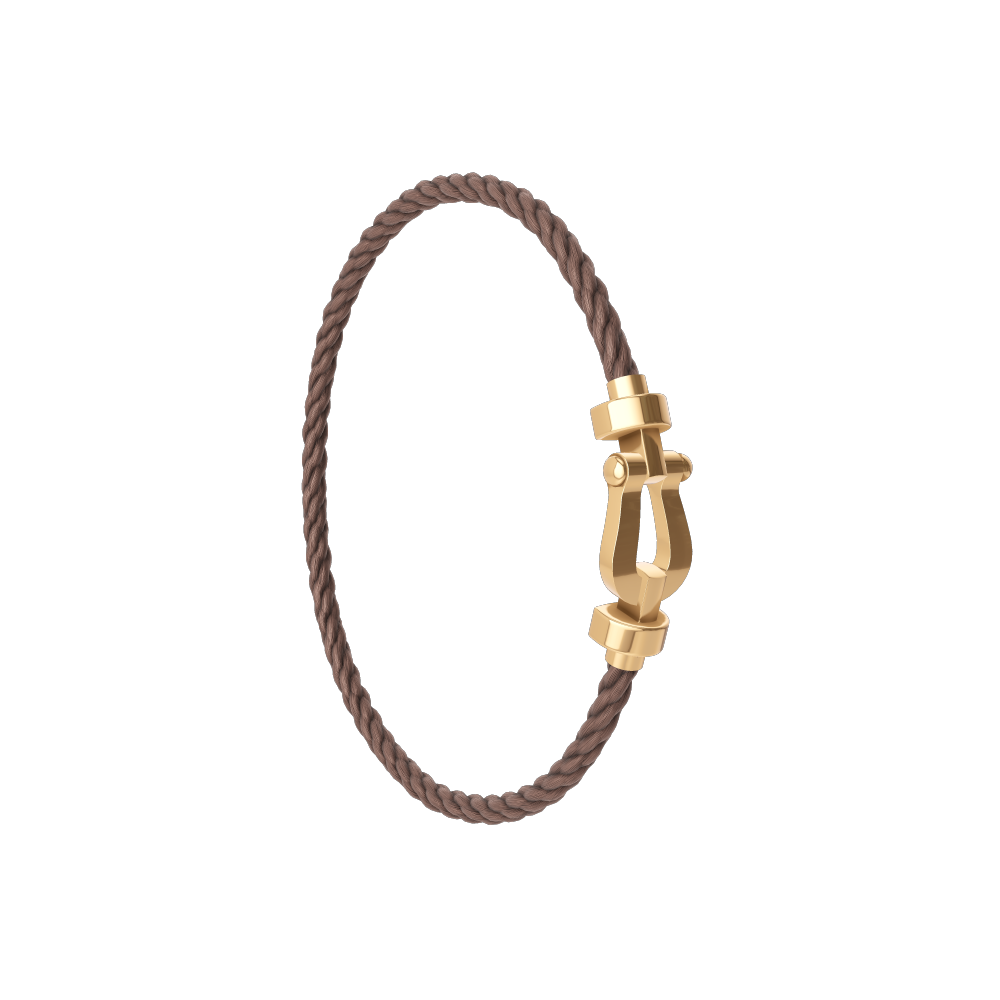 FORCE 10 BRACELET 18K YELLOW GOLD MEDIUM MODEL