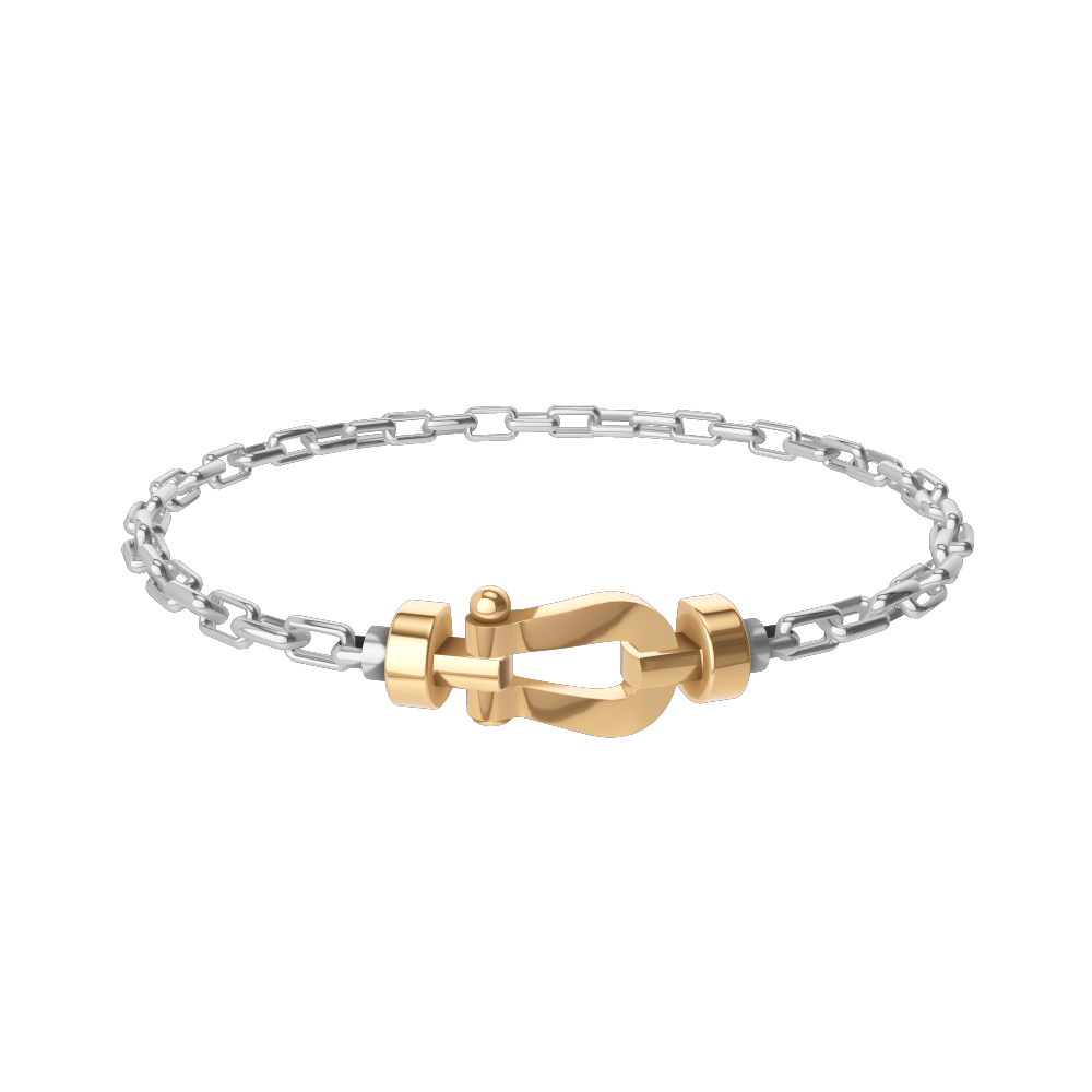 FORCE 10 BRACELET 18K YELLOW GOLD MEDIUM MODEL