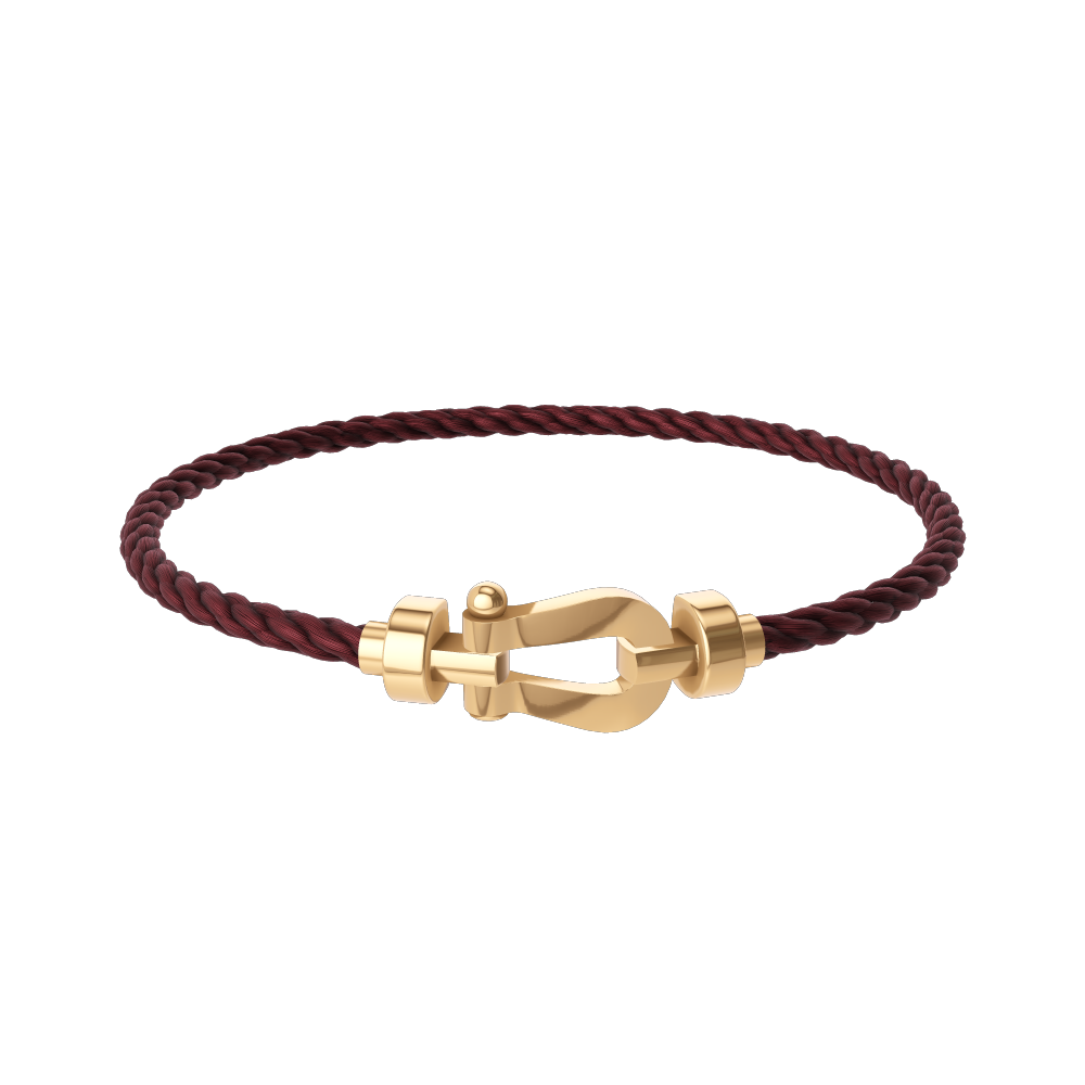 FORCE 10 BRACELET 18K YELLOW GOLD MEDIUM MODEL
