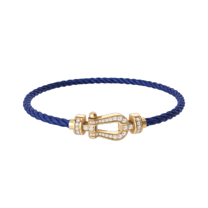 FORCE 10 BRACELET 18K YELLOW GOLD AND DIAMONDS MEDIUM MODEL