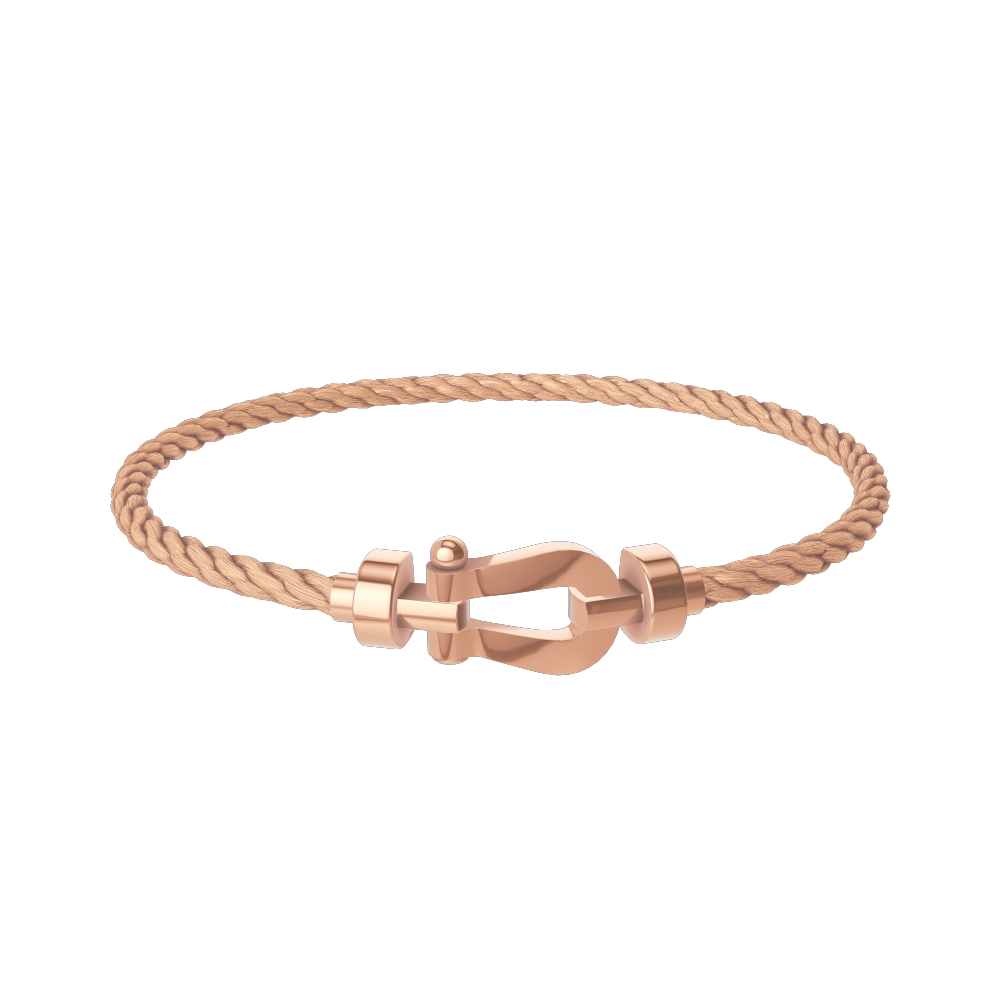FORCE 10 BRACELET 18K PINK GOLD MEDIUM MODEL