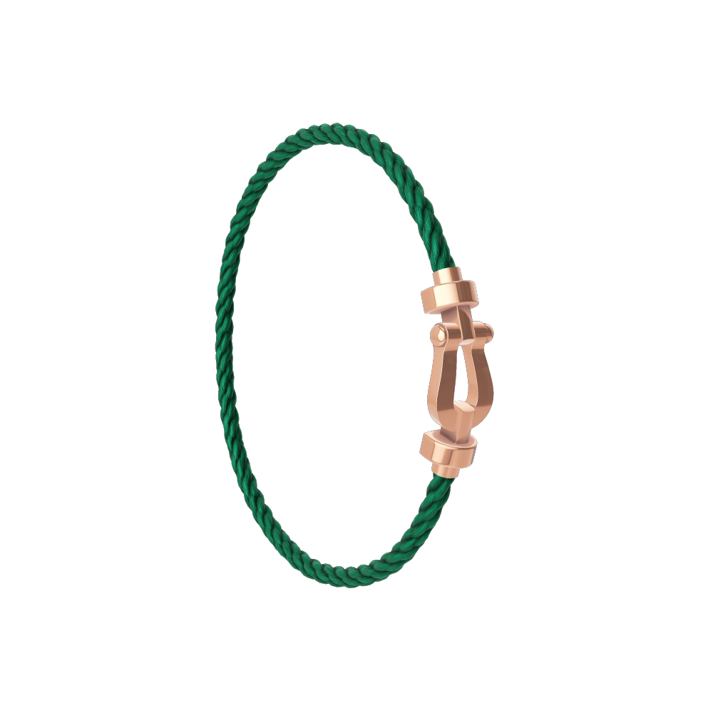 FORCE 10 BRACELET 18K PINK GOLD MEDIUM MODEL