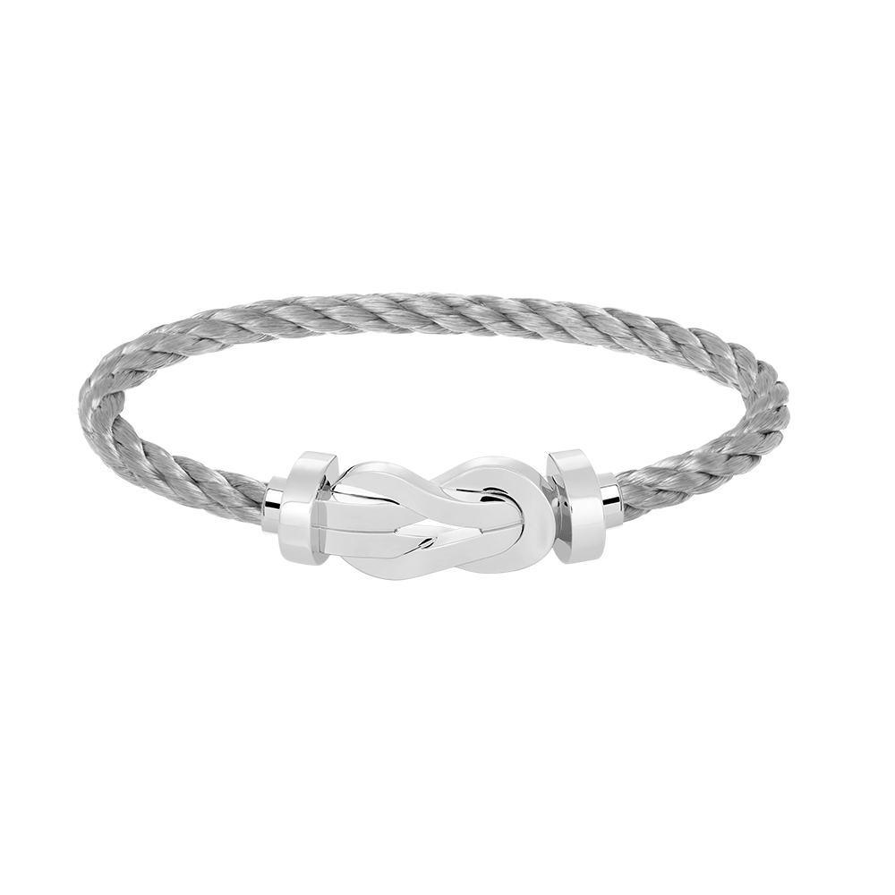 CHANCE INFINIE BRACELET 18K WHITE GOLD LARGE MODEL
