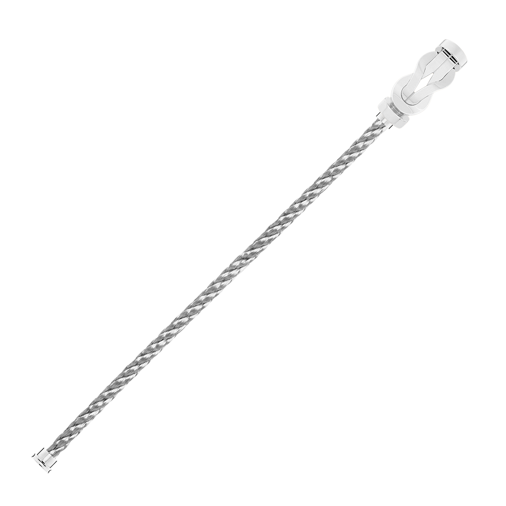 CHANCE INFINIE BRACELET 18K WHITE GOLD LARGE MODEL