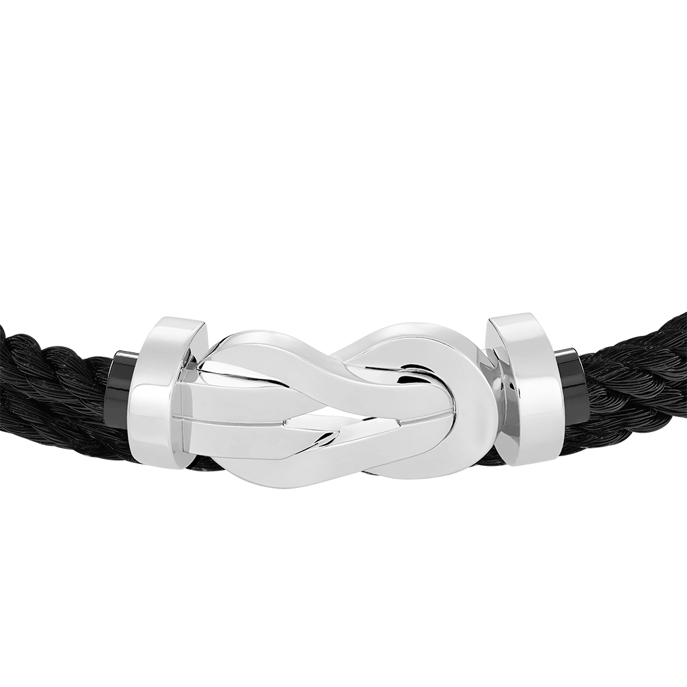 CHANCE INFINIE BRACELET 18K WHITE GOLD LARGE MODEL