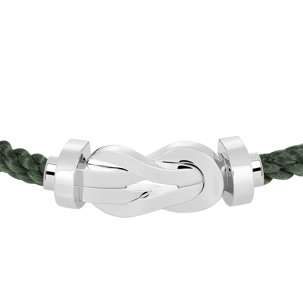 CHANCE INFINIE BRACELET 18K WHITE GOLD LARGE MODEL