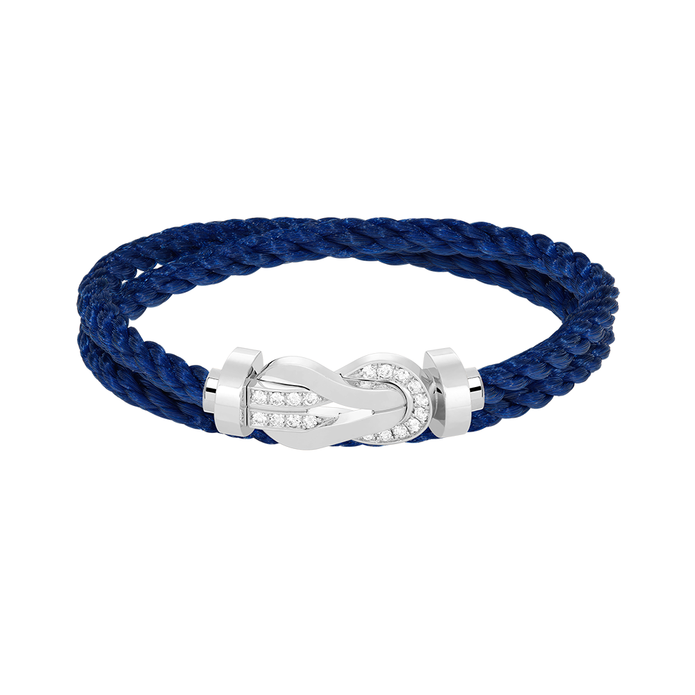 CHANCE INFINIE BRACELET 18K WHITE GOLD AND DIAMONDS LARGE MODEL